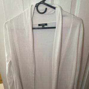 white sweater jacket